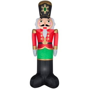 Gemmy Christmas Inflatable Luxe Nutcracker, 8 ft Tall, Multi - 1 of 4