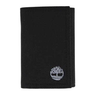 Men's Nylon Embroidered Trifold Wallet