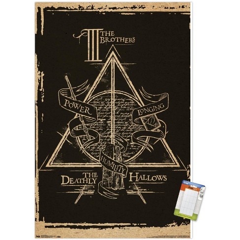 Trends International Harry Potter - Slytherin Crest Magic Framed Wall  Poster Prints Black Framed Version 14.725 x 22.375