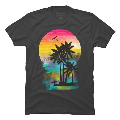 Men's Design By Humans Color of Summer By clingcling T-Shirt