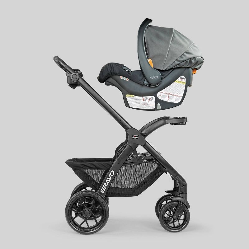 Chicco Bravo LE ClearTex Quick-Fold Stroller - Pewter, 6 of 16