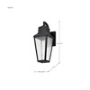 Nuvo Lighting Lawrence 1 - Light Wall Light in  Matte Black - 2 of 2