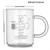 1 PCS Transparent tape with high borosilicate glass cup, coffee cup, coffee sharing cup with scale identification - 3 of 4