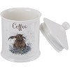 Royal Worcester Wrendale Designs Canister with Lid, 6-Inch Countertop Coffee Container, Cute Animals Design, Made of Fine Bone China, Dishwasher Safe - 2 of 4