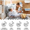 Area Rug Machine Washable Low Pile Non Slip Rugs Boho Oriental Printed Distressed Foldable Indoor Carpet - 4 of 4