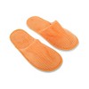 Unique Bargains Striped Coral Fleece Disposable Slippers 1 Pair - 2 of 4