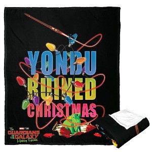 Marvel Guardians Of The Galaxy Holiday Special Yondu Ruined Christmas Silk Touch Throw Blanket 50x60 Inches - 1 of 4