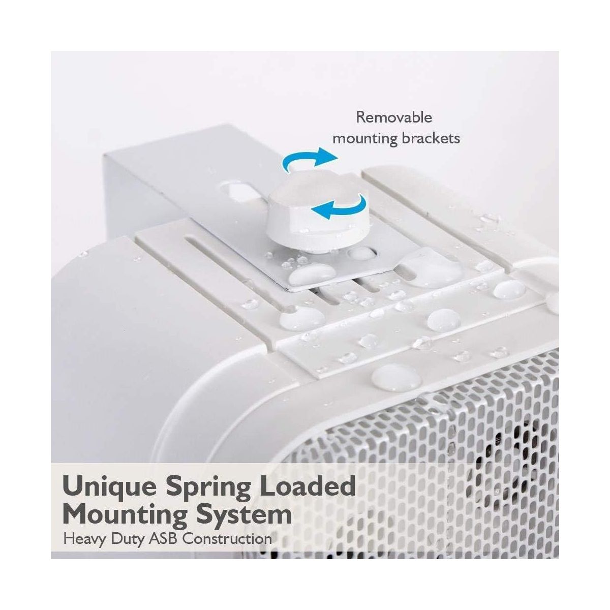 Pyle Outdoor Waterproof Wall Mount Speakers - PDWR40W 5.25" White 400W Pair - White - thumbnail 6