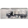 Kenworth T800 Stake Bed Truck Black 1/87 (HO) Scale Plastic Model Car by Promotex - 3 of 4