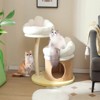 Costway 33" Cat Tree Indoor Cat Tower with Condo Sisal Scratching Post Washable Top Nest - 2 of 4