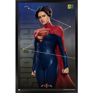 Trends International DC Comics Movie The Flash - Supergirl Triptych Framed Wall Poster Prints - 1 of 4