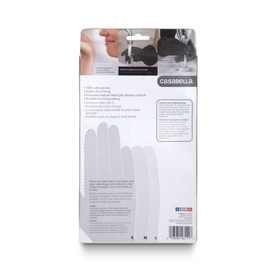 Casabella Waterblock Premium Latex Gloves – Small, Pink (6-Pack) – Kitchen Cleaning Must-Have