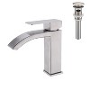 Kumasinova Waterfall Bathroom Faucet 1 Hole,Single Handle Bathroom Faucets with Pop-Up Drain,Stainless Steel Bathroom Sink Faucet for Bathroom Sink - 2 of 4