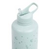 .com: Popflex by Blogilates Diamond Sky Water Bottle - 40 Oz.  Insulated Water Bottle for Ice Cold Liquids - Cute Sweat Proof Stainless  Steel Water Bottle - Easy Crystal Clear Flip Top