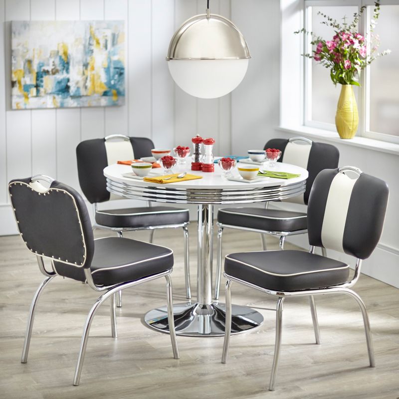 Raleigh Retro Dining Table White - Buylateral, 5 of 9