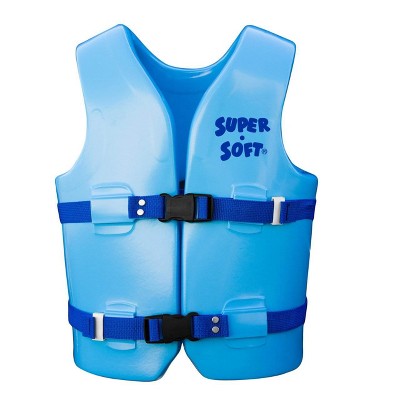 TRC Recreation Child's Vinyl Life Jacket Vest, 50 to 90Lbs, Medium Blue
