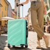 Lyngins 20/24/28 Inch 3PCs Hardside Luggage Sets with Spinner Wheels,TSA Lock,Carry on Luggage,Expanable Lightweight Suitcase Sets for Family - 2 of 4