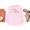 The Juniper Shop Lil Boo Thang Youth Long Sleeve Tee - M - Pink - 3 of 4