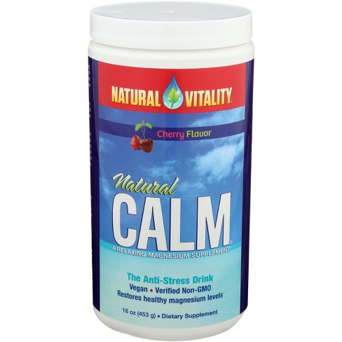 NATURAL VITALITY CALM, CHERRY,  POWDER, 16 OZ (pack of 1) - image 1 of 4