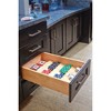 Rev-A-Shelf 4SDI 3-Tier Trim-to-Fit Wooden Spice Drawer Storage Organizer Cabinet Insert, Natural Maple - image 2 of 4