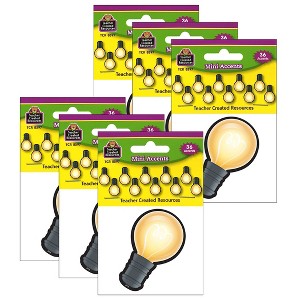 Teacher Created Resources® White Light Bulbs Mini Accents, 36 Per Pack, 6 Packs - 1 of 2