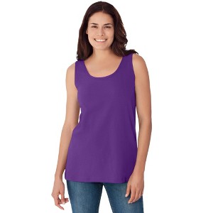 Woman Within Plus Size Scoopneck Tank - 1 of 4