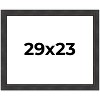 PosterPalooza | Photo Size Traditional Black Picture Frame - UV Acrylic, Foam Board Backing, Hanging Hardware - 2 of 4