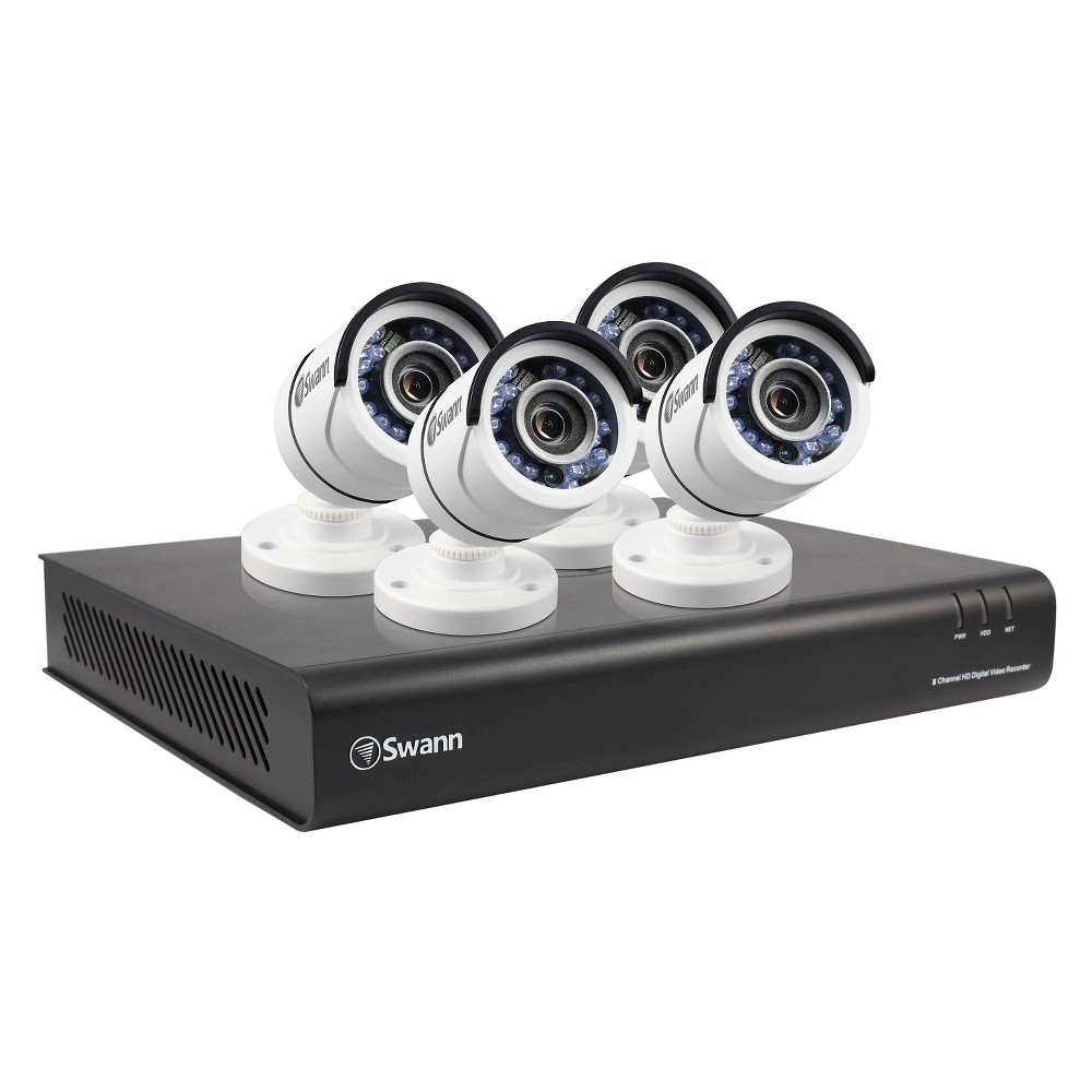 UPC 840236112838 product image for Swann Home Security System Swann - Black/White (SWDVK-845004-US) | upcitemdb.com