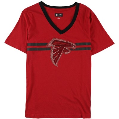 G-III Sports Womens Atlanta Falcons Embellished T-Shirt