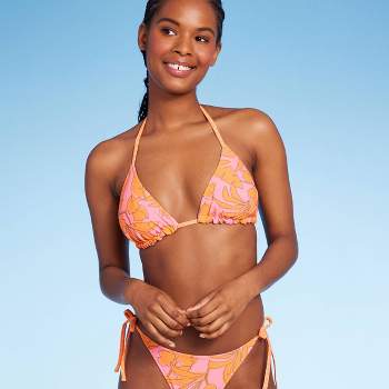 Lemonade Clear Strap Bikini (Orange) – Omg Swim