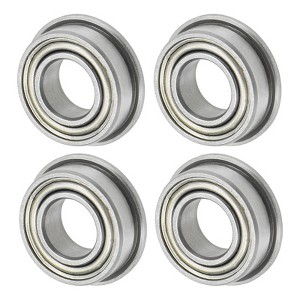 Unique Bargains Durable Chrome Steel Multipurpose Use Flanged Ball Bearing 4 6mm x 12mm x 4mm - 1 of 4