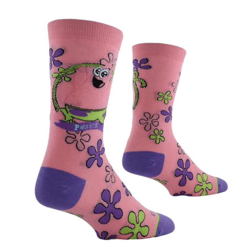 Cool Socks for Women, Nickelodeon SpongeBob SquarePants Cartoon, Fun Cute Styles, 3 of 6