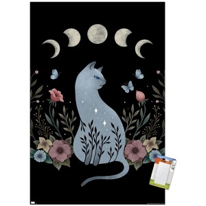 Trends International Episodic Drawing - Cat On The Hill Unframed Wall Poster Prints - 1 of 4