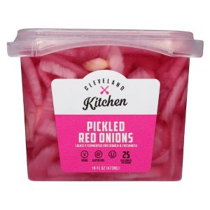 Cleveland Kitchen Pickled Red Onions - 16 fl oz - 1 of 4