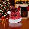 Unique Bargains Christmas Hat Sequined Christmas Hat Polyester Sequins 11.42"x15.75" 1 Pc - 2 of 4