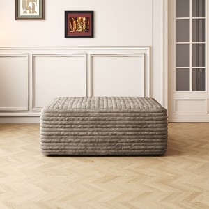 Whisen Convertible Sleeper Sofa Bed, Plush Corduroy Fabric, Back Support with Pillow - 1 of 4