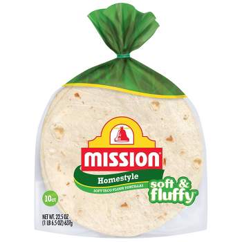 Mission Homestyle Flour Tortillas - 22.5oz/10ct