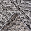 Collection 5X7 Grey/White Geometric Indoor/Outdoor Area Rug ¨C Durable, Fade-Resistant & Easy to Clean Patio Carpet - Nertpow - 3 of 4