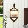 Bella Depot Glass Wood Wall Light - 2 of 4