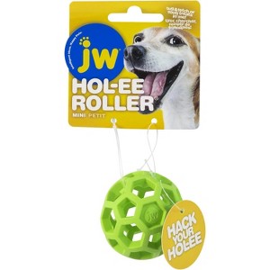 JW Pet Hol-ee Roller Puppy Rubber Dog Toy - Assorted Colors - 1 of 4