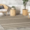 Nuloom Tilly Striped Lattice Indoor/Outdoor Area Rug - 2 of 4