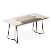 Deny Designs Iveta Abolina Bloc de Couleur Coffee Table Black - 3 of 4