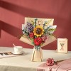 DIY 3D Wood Puzzle 5 Pack Flower Bouquet - 3 of 4