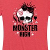 Women's - Monster High - Skullette Punk Logo Short Sleeve Graphic T-Shirt - 2 of 4