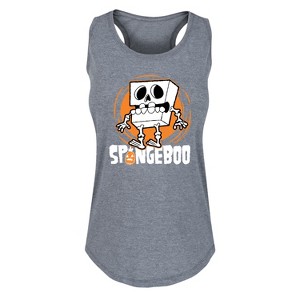 Women's - SpongeBob SquarePants - Spongeboo Graphic Racerback Tank - 1 of 4
