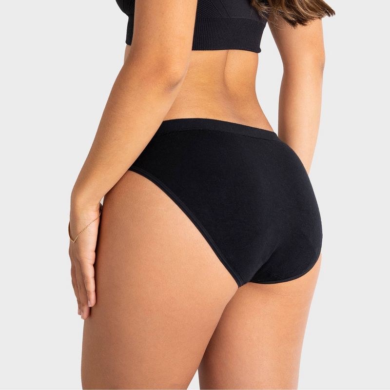 Saalt Leak Proof Period Underwear Regular Absorbency - Super Soft Modal Comfort Bikini, 3 of 10