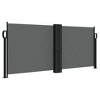 vidaXL Retractable Side Awning Anthracite 39.4"x236.2" - 2 of 4