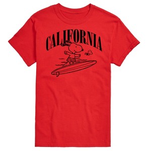 Men's - Peanuts - California Short Sleeve Graphic T-Shirt - 1 of 4