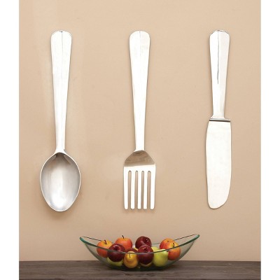 Spoon Fork Wall Decor Target, Giant Wooden Spoon And Fork Wall Decor Target