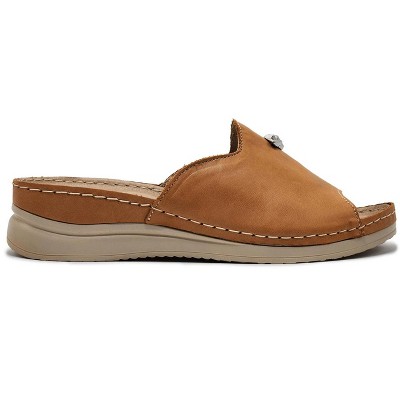 Women's Wo's Hera Leather Sandal - Helios